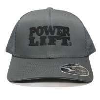 Charcoal Rubber Patch Hat | Power Lift