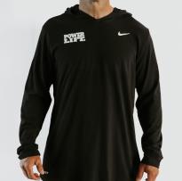 Nike Dry Long Sleeve Hoodie T-Shirt - Black 