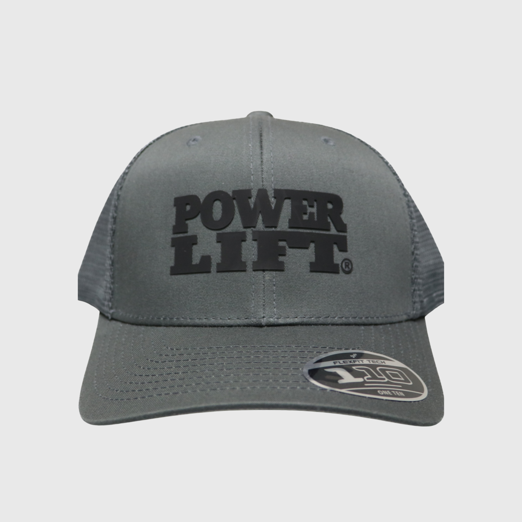 Charcoal Rubber Patch Hat | Power Lift